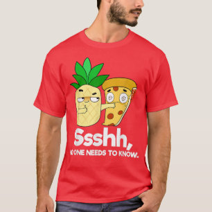T-Shirt Pizza de Abacaxi comida