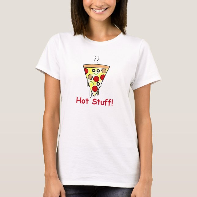 T-shirt Pizza: Digno de nota! (Frente)