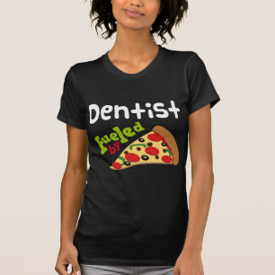 T-shirt Pizza (engraçada) do dentista