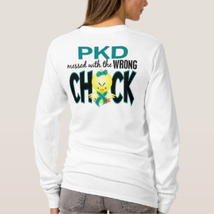 T-shirt PKD sujado com o pintinho errado