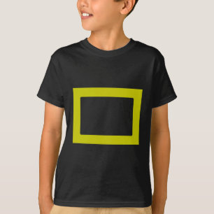 T-shirt Placa 7X5 com Dentro redondo Conors Transp Dourado