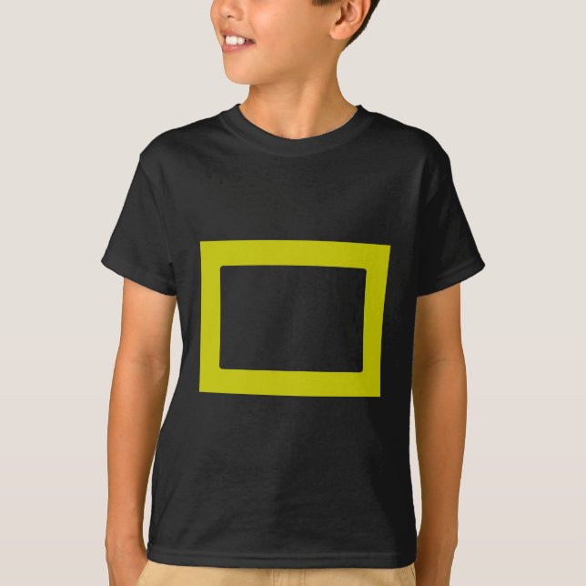T-shirt Placa 7X5 com Dentro redondo Conors Transp Dourado (Frente)