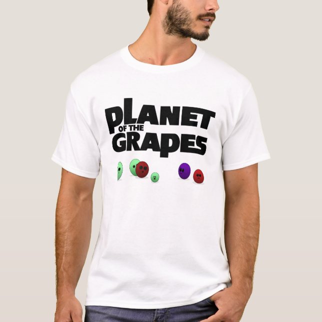 T-shirt Planeta das uvas (Frente)