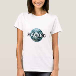 T-shirt Planeta Hackeado Terra