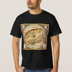 T-shirt Planetas de Órbita da Astronomia Vintage, Andreas 
