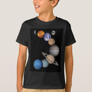 T-shirt Planetas do sistema solar