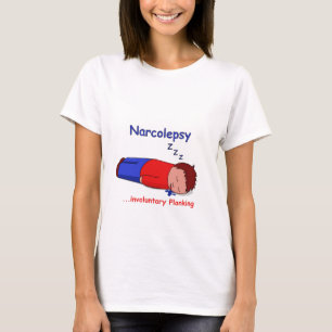 T-shirt Planking involuntário do Narcolepsy…
