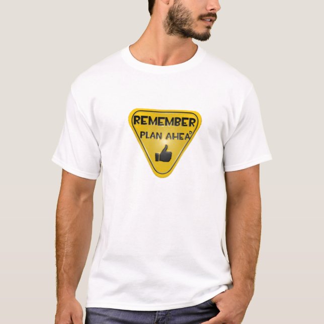 T-shirt plano adiante (Frente)