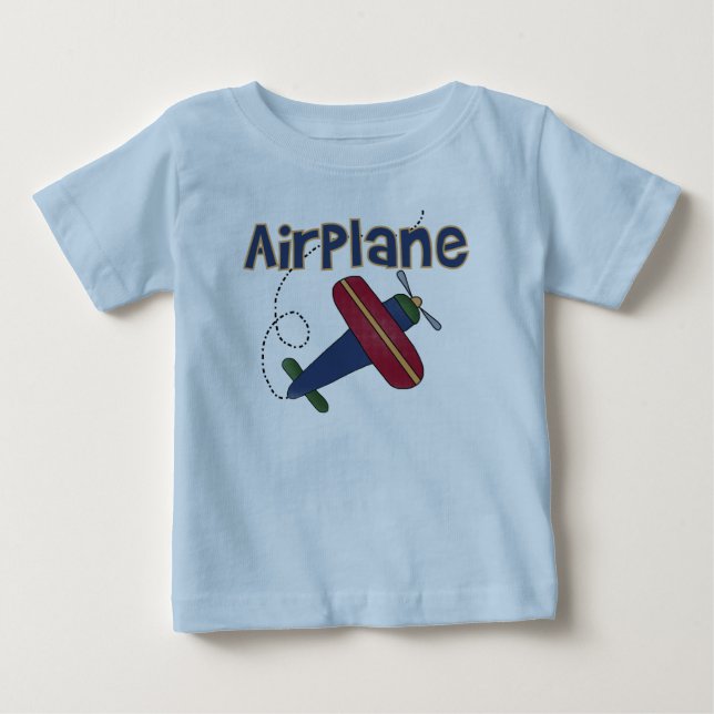 T-shirt Plano do vôo do avião (Frente)