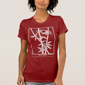 T-shirt Planta de bambu - (branco em cores escuras)