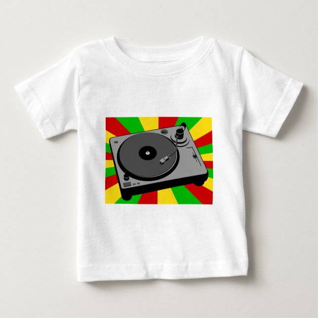 T-shirt Plataforma giratória de Rasta (Frente)
