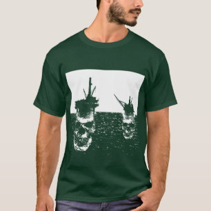 T-SHIRT PLATAFORMAS PETROLÍFERAS A POUCA DISTÂNCIA DO MA