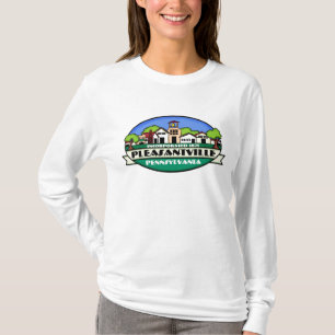 T-shirt Pleasantville Pensilvânia, pequena senhora Hoodie