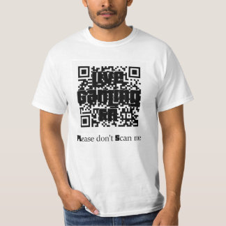 T-shirt PLease don' t Scan me
