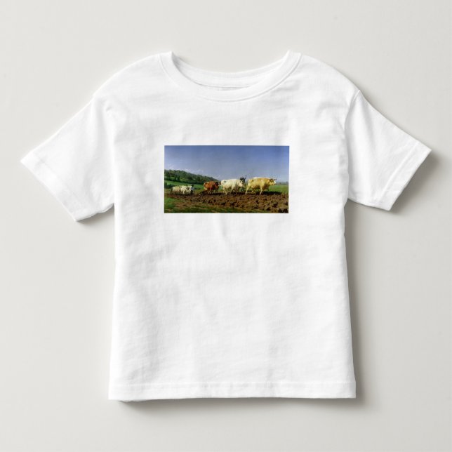T-shirt Ploughing em Nivernais, 1849 (Frente)