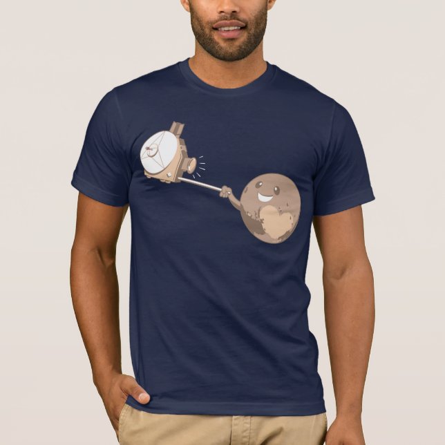 T-shirt Pluto Selfie (Frente)