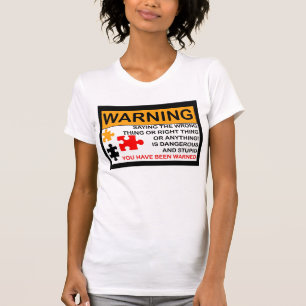 T-shirt PMS que adverte o período fêmea, PMT,