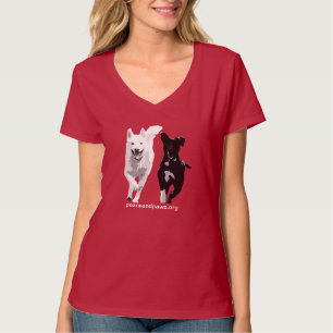 T-shirt PNP vertiginoso e parte dianteira uma da