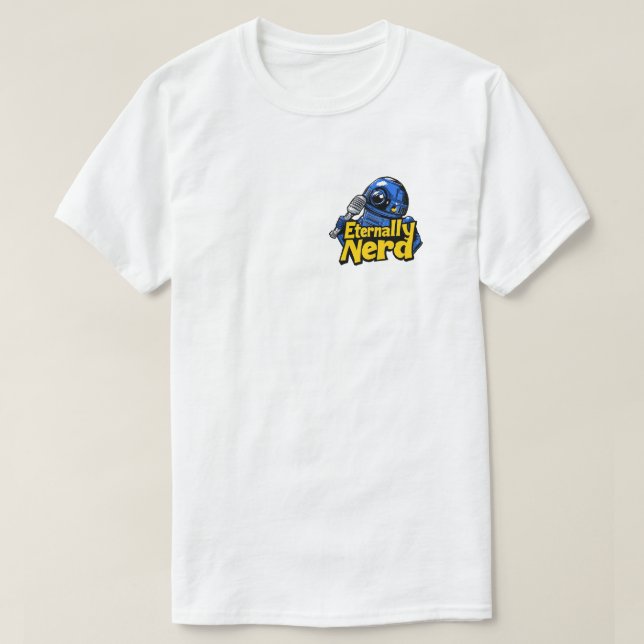 T-Shirt Podcast de Nerd eterno (Frente do Design)