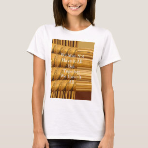 T-shirt Podemos não ter tudo Girafa Safari Hakuna Mata