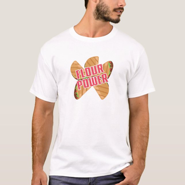 T-shirt Poder da farinha (Frente)