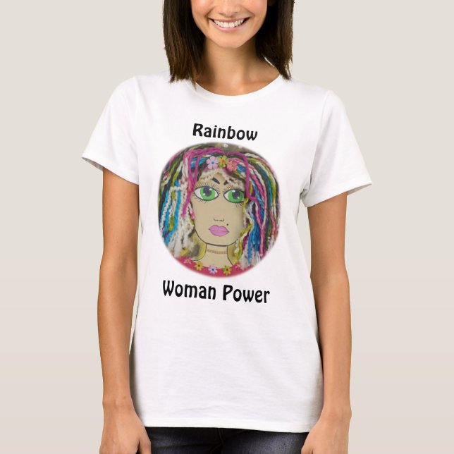 T-shirt - poder da mulher (Frente)