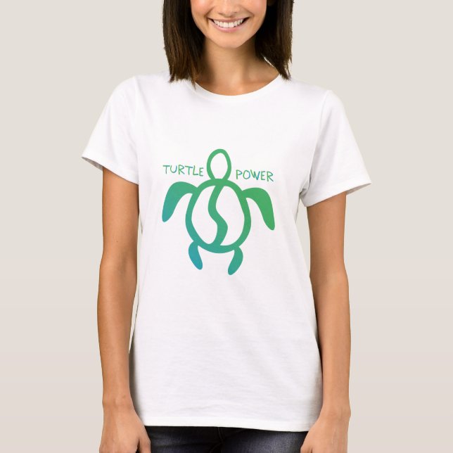 T-shirt Poder da tartaruga (Frente)