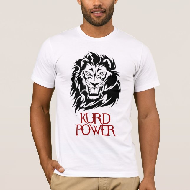 T-shirt Poder do Curdo (Frente)
