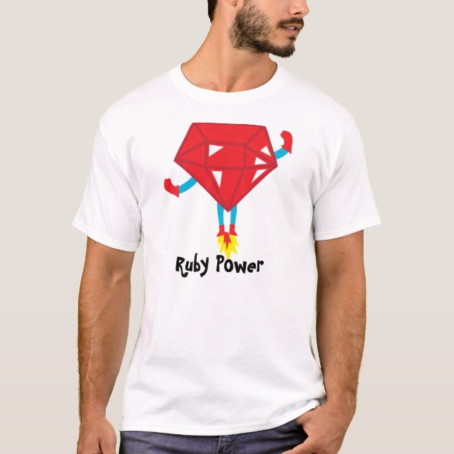 T-shirt Poder do rubi (Frente)