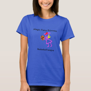 T-shirt poder feericamente mágico da menina da liga de
