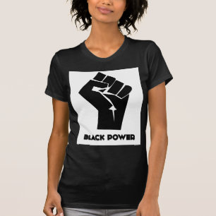 T-shirt Poder preto