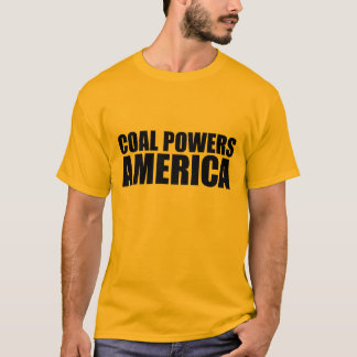 T-SHIRT PODERES DE CARVÃO AMÉRICA