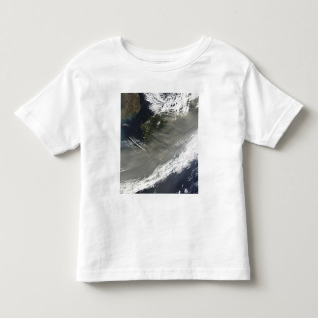 T-shirt Poeira sobre o Japão (Frente)