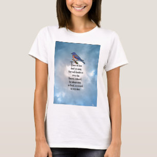 T-shirt Poema "assim amado" do Bluebird