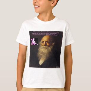 T-shirt Poema da Flor de William Cullen Bryant
