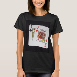 T-shirt Poker,_Jacks,_Pockets,_Par,_Ladies_Black_T-shirt.