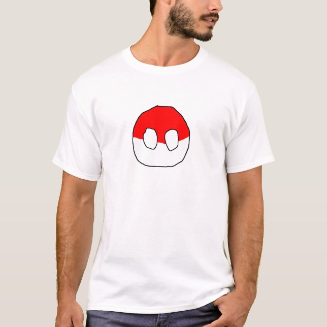 T-shirt PolandBall (Frente)