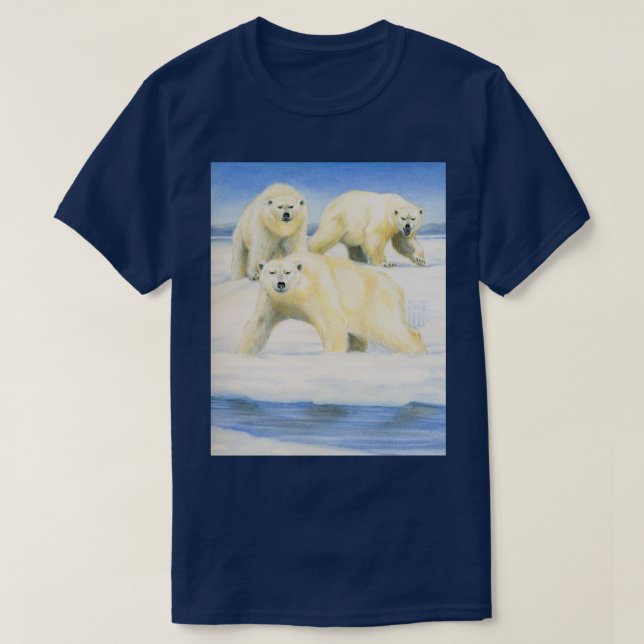 T-Shirt Polar Bears (Frente do Design)