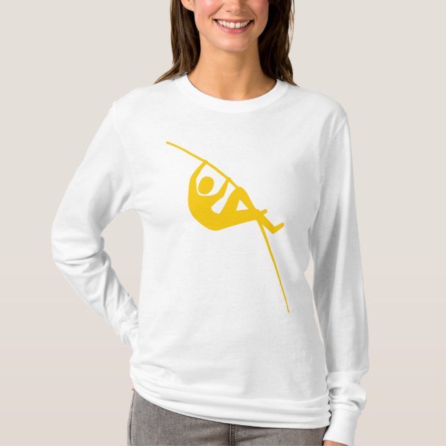 T-shirt Pole Vaulting - Amber (Frente)