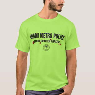 T-SHIRT POLÍCIA DO METRO DE MIAMI