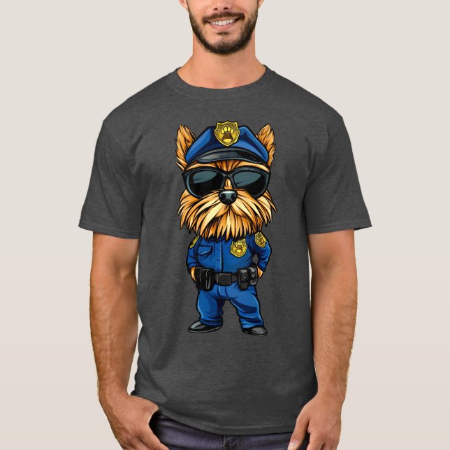 T-Shirt Policial Terrier (Frente)