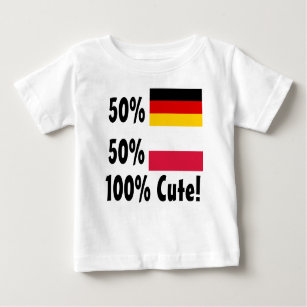 T-shirt Polonês 100% do alemão 50% de 50% bonito