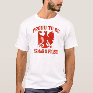 T-shirt Polonês e alemão