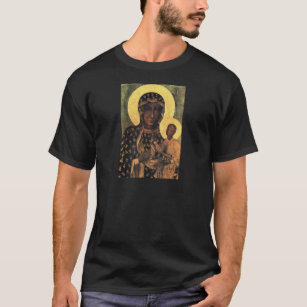 T-shirt Polônia da Madona Negra Nossa Senhora de Czestocho