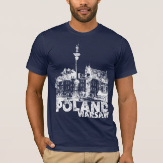 T-shirt Polônia Varsóvia na obscuridade