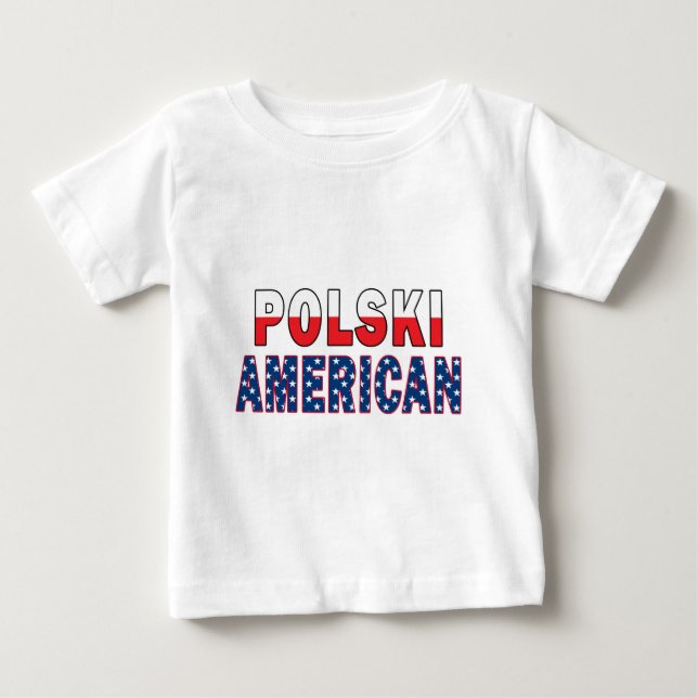 T-shirt Polski American Flag (Frente)