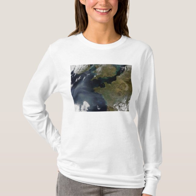 T-shirt Poluição em França (Frente)