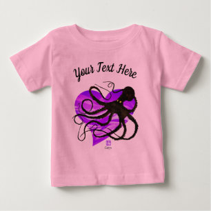 T-shirt Polvo no ❤ da lavanda - Bodysuit do tutu