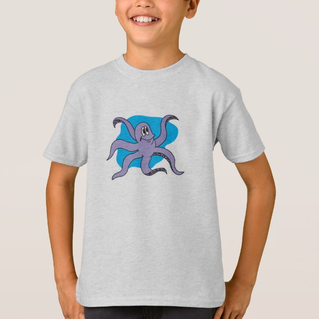 T-shirt polvo roxo sorrindo (Frente)