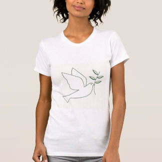 T-shirt Pomba com ramo de oliveira